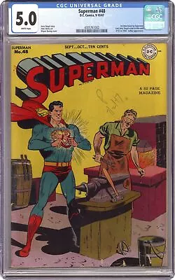 Buy Superman #48 CGC 5.0 1947 4305761002 • 442.74£
