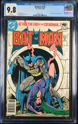 Buy BATMAN #324 CGC 9.8-CATWOMAN COVER-DC Comic Book-4393771021 • 227.06£