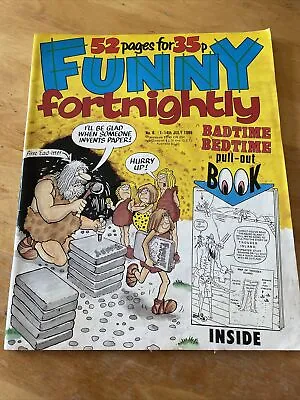 Buy FUNNY FORTNIGHTLY Comic Magazine - Issue No 8 : 1 -14 July 1989 : Fleetway  VGC • 1.69£