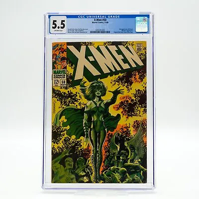 Buy Marvel Uncanny X-Men 50 CGC 5.5 Minor Key New X-Men Logo & Origin Of Beast 1968 • 289.52£