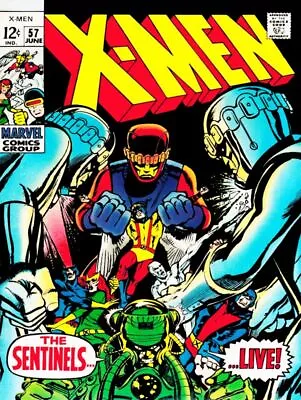 Buy The Uncanny X-Men #57 NEW METAL SIGN: The Sentinels Live! - Large Size • 26.71£