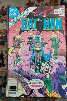 Buy Batman #321 Bronze Age DC Comics Joker Cover  • 210£