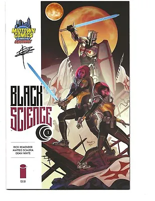 Buy Black Science 1 (2013 Image Comics) Midtown Comics Variant Signed Remender COA • 19.70£