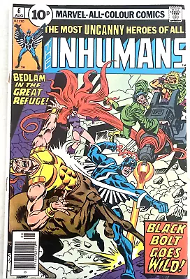 Buy Inhumans. # 6. 1st Series. August 1976.  Marvel Value Stamp Inside.  Fn- 5.5 • 4.99£