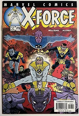 Buy X-Force 116 NM- First Team Appearance Of X-Statix First Print Key 2001 Marvel • 35.97£