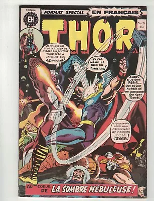 Buy Thor #24-1973-rare B/w French Edition Of Thor #214-1st. Dark Nebula-f+ • 12.75£