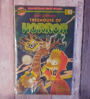 Buy Bart Simpson's Treehouse Of Horror #1  1995 Bongo Comics Sealed Rare Comic Book • 75£