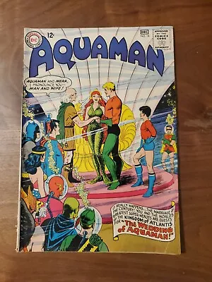 Buy Aquaman #18 1964 DC Comic, Marriage To Mera And Crowned King Of Atlantis • 30.83£