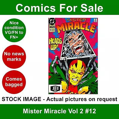 Buy DC Mister Miracle Vol 2 #12 Comic - VG/FN+ 01 January 1990 • 3.99£