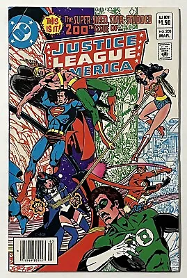Buy Justice League Of America #200 - DC 1982 - VF/NM - Anniversary Issue Wraparound! • 10.25£
