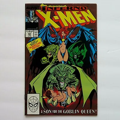 Buy Uncanny X-Men 241 (1989) Origin Madelyne Goblin Queen Marvel Comics WX • 10.43£