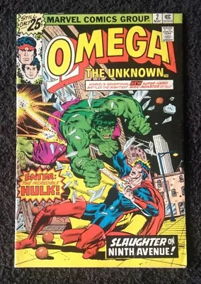 Buy OMEGA THE UNKNOWN # 2 1st Ap GRAMPS (1976 Marvel Comic) Bronze Age HULK, ELECTRO • 7.98£