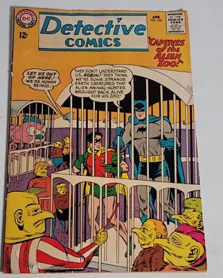 Buy Detective Comics DC Book Batman Robin Captives Alien Zoo No 326 1964 • 51.47£