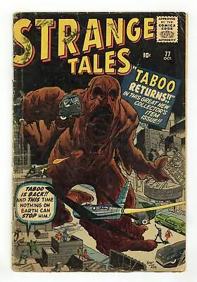 Buy Strange Tales #77 GD- 1.8 1960 • 37.85£