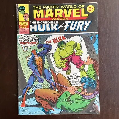 Buy Mighty World Of Marvel #272 UK Magazine December 14 1977 Hulk Sgt. Fury • 8.03£