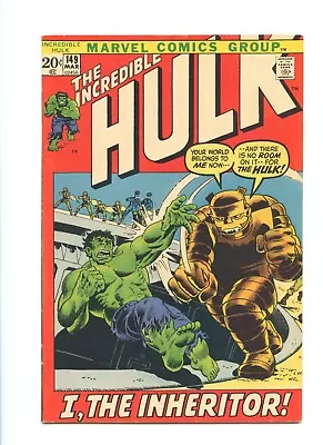 Buy Incredible Hulk #149 1972 (FN+ 6.5)* • 9.56£