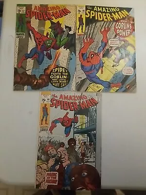 Buy The Amazing Spider-Man Bronze Age High Grade Lot Of 3  #97, 98, 99 1971 See.... • 198.59£
