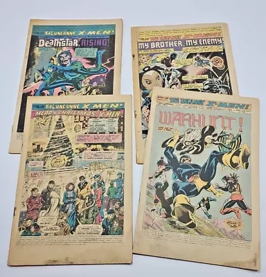Buy Uncanny X-Men Lot Marvel Comics Bronze Age 1975, 1976 Estate 4 #95 97 98 99 • 39.97£