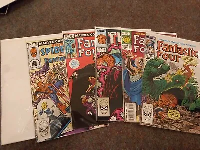 Buy Lot Of 6 Fantastic Four  / Marvel Comics  #254, 264,371, 390 Thing 8 Team-up 133 • 21.38£