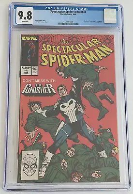 Buy Spectacular Spider-Man #141 CGC Graded 9.8 White Pages | Iconic Punisher Cover! • 96.51£