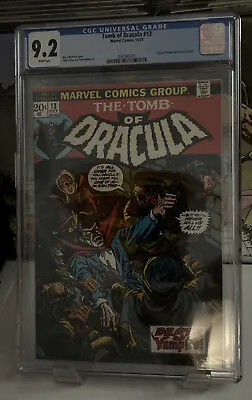 Buy Tomb Of Dracula 13 CGC 9.2 Origin Of Blade, 1st Deacon Frost, Midnight Sons  🔑 • 275.68£