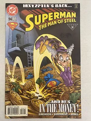 Buy Superman The Man Of Steel. # 56. May 1996. Jon Bogdanove-cover. Vfn 8.0 • 2.49£