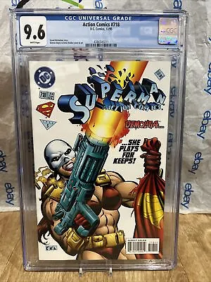 Buy ACTION COMICS #718 CGC 9.6 1st DEMOLITIA Comic Book New Slab • 31.97£