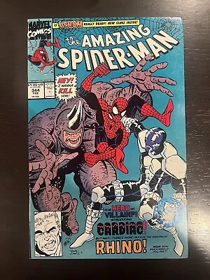 Buy Amazing Spider-Man 344 NM 1991 1st Cletus Kasady, Carnage • 15.92£
