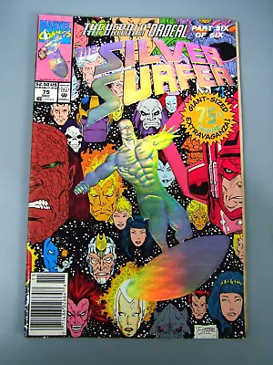 Buy Marvel Comics, Silver Surfer #75 Vol.3 1992, The Herald Ordeal, Embossed Cover • 6£
