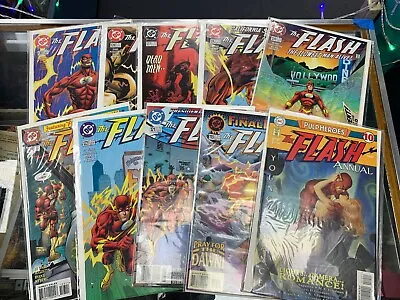 Buy Flash 1997 Comic Book Lot Of 10 Issues 119 121-125 127 128 130 + Annual Vf+ Dc • 10.24£