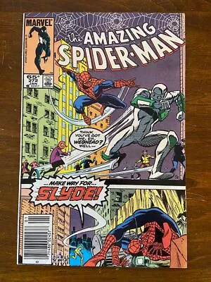 Buy AMAZING SPIDER-MAN #272 (Marvel, 1963) VG 1st Slyde, Newstand • 5.56£