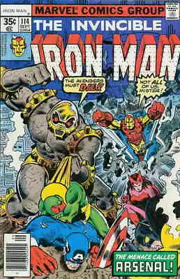Buy Iron Man (1st Series) #114 GD; Marvel | Low Grade - Bill Mantlo - We Combine Shi • 6.79£