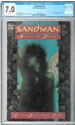 Buy 1989 Sandman #8 CGC 7.0 AD/Vertigo Comics USA Grade • 192.91£