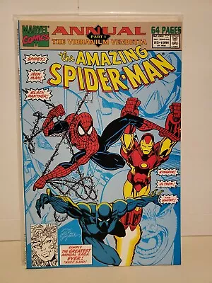 Buy Amazing Spider-Man Annual #25 1991 1st Venom Solo Story Erik Larsen Iron Man MCU • 10.45£