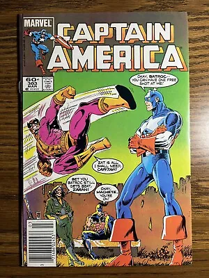 Buy Captain America 303 Newsstand Origin Of Captain America’s Sheild Marvel 1984 A • 4.54£