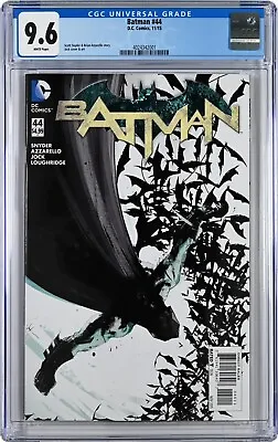 Buy Batman #44 CGC 9.6 (Nov 2015, DC) Snyder & Azzarello Story, Origin Of Mr. Bloom • 44.24£