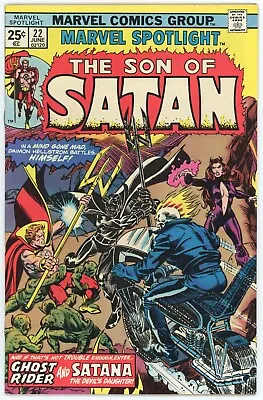 Buy Marvel Spotlight 22 Son Of Satan NM 9.2/9.4 Marvel 1975 Bronze Age Satana • 98.79£