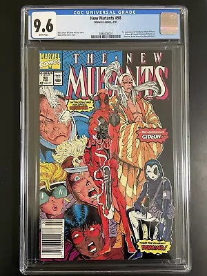Buy New Mutants #98 CGC 9.6 1991 1st Deadpool! X-Men! WP! Newsstand! Marvel MCU! • 722.22£
