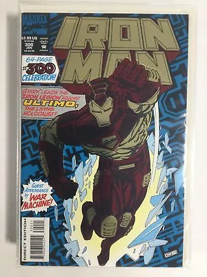 Buy Iron Man #300 Foil Embossed Cover (1994) NM10B114 NEAR MINT NM • 8.03£