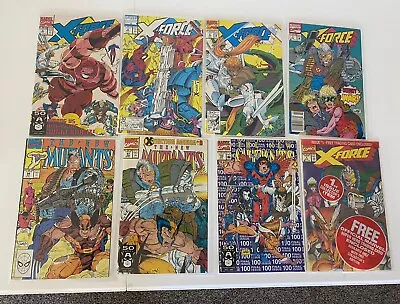Buy Vintage New Mutants And X Force Comic Books Rob Liefeld 1 3 4 6 7 94 97 100 • 23.19£