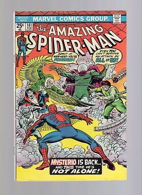 Buy Amazing Spider-Man #141 - 1st Danny Berkhart Mysterio - Higher Grade Minus • 32.16£