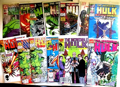 Buy LOT Of 13 Incredible Hulk 1980s-90s. 9.2 - 9.4  318, 378, 379, 385, 400 More... • 20.05£