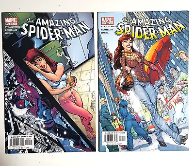 Buy Amazing Spider-Man #51 (492) & #52 (493) 2003 Lot Of 2  Straczynski Romita Hanna • 24.12£