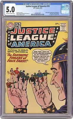 Buy Justice League Of America #10 CGC 5.0 1962 4308067007 • 138.36£
