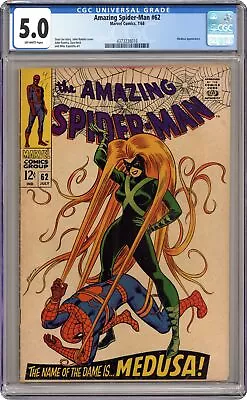 Buy Amazing Spider-Man #62 CGC 5.0 1968 4373238016 • 138.84£