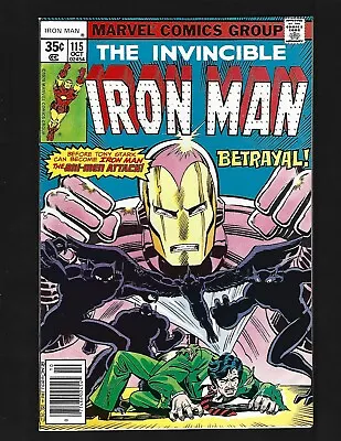 Buy Iron Man #115 FN- Romita Avengers Unicorn Madame Masque Ani-Men Cat-Man Frog-Man • 4£