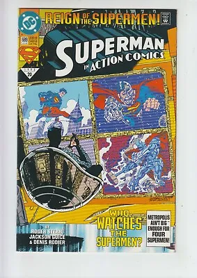 Buy ACTION COMICS # 689 DC (1993) — 1st Superman In BLACK SUIT — NM+ • 5.94£