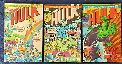 Buy Incredible Hulk #190, 191, 192, Lot Of 3 Books! Marvel, 1975! 8.5 Vf+ Quality!!! • 24.09£
