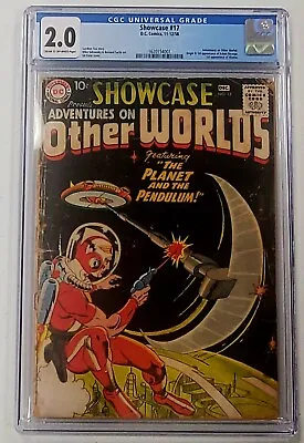 Buy Showcase 17 CGC Graded DC Comics 1958 1st Adam Strange Key Silver Age Key 1 • 1,581.22£