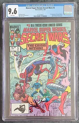 Buy Marvel Super Heroes Secret Wars #3 (1984) Cgc 9.6 - First Appearance Volcana • 79.99£